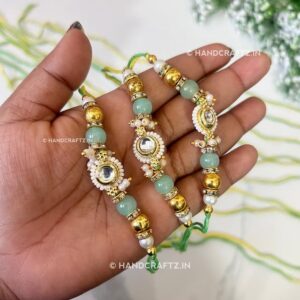 HC03 Minimal Kundan Rakhi